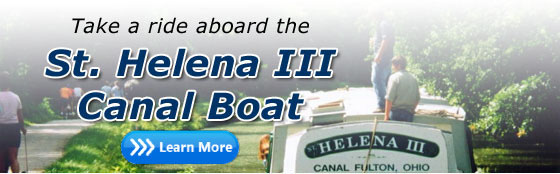 Public Ride Schedule for the St. Helena III Canal Boat